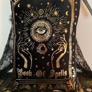 SOLD Book of Spells Pillow
